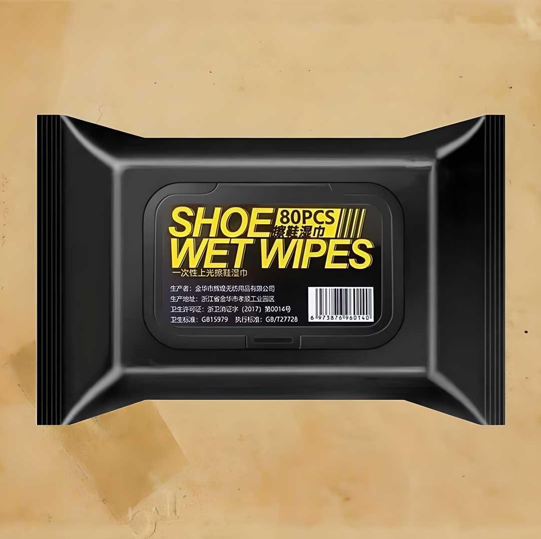 Instant Shoe Cleaning Wipes (80 Wipes Pack)